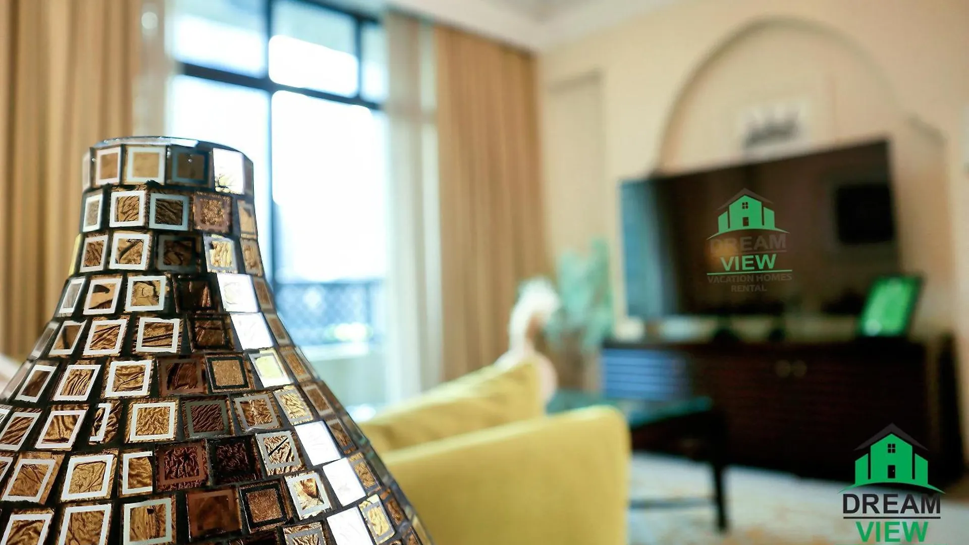 Full View Burj Khalifa And Fountains -Souk Al Bahar- Dream View Holiday Home Rental Dubai Appartamento