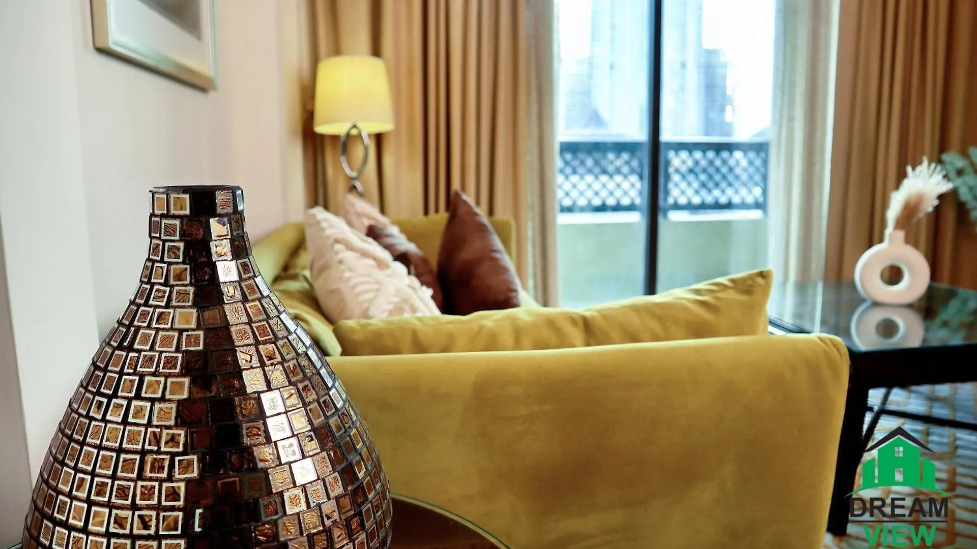 Full View Burj Khalifa And Fountains -Souk Al Bahar- Dream View Holiday Home Rental Dubai Appartamento
