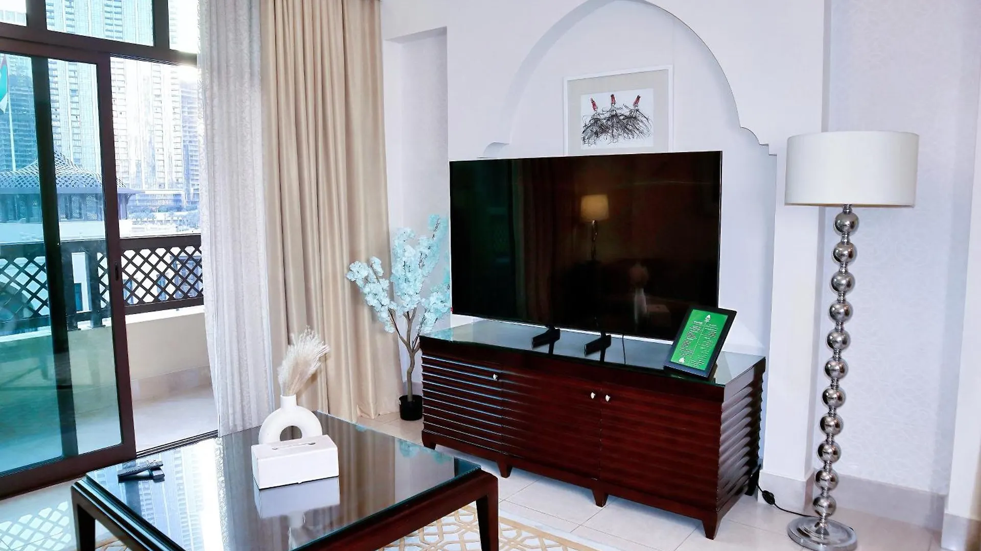 Full View Burj Khalifa And Fountains -Souk Al Bahar- Dream View Holiday Home Rental Dubai Appartamento